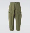 Comme Des Garçons Homme Deux Cotton Cargo Pants In Khaki