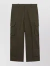 Comme Des Garçons Homme Deux Cotton Cargo Trousers Adjustable Cuffs In Multi