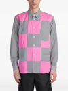 Comme Des Garçons Homme Deux Mens Comme Des Garcons Homme Plus Checked Relaxed-fit Cotton Shirt In 黑色
