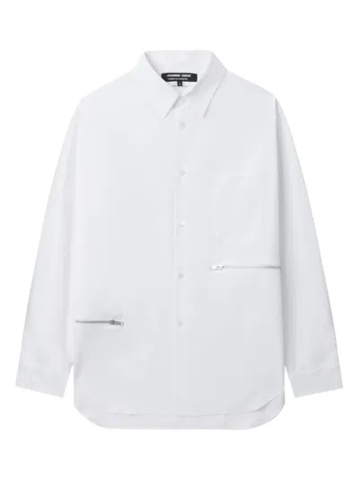 Comme Des Garçons Homme Deux Cotton Shirt In White