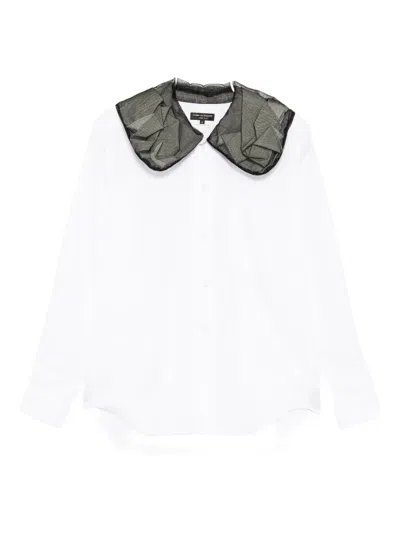 Comme Des Garçons Homme Deux Cotton Shirt In White