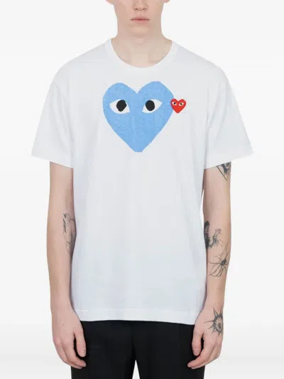 Comme Des Garçons Homme Deux Cotton T-shirt In White