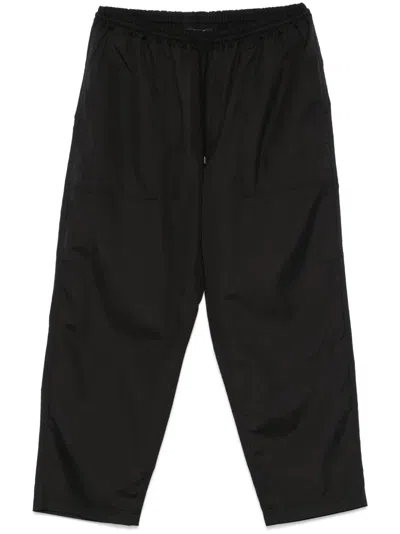 Comme Des Garçons Homme Deux Cotton Trousers In Black