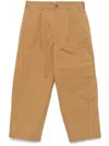 Comme Des Garçons Homme Deux Cotton Trousers In Brown