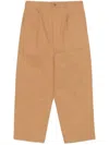 Comme Des Garçons Homme Deux Cotton Trousers In Brown