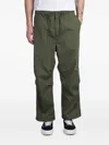Comme Des Garçons Homme Deux Cotton Trousers In Green