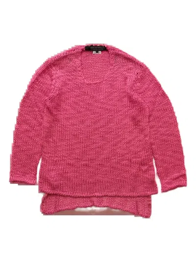 Comme Des Garçons Homme Deux Comme Des Garcons Homme Plus Pink Crewneck Sweater Pink