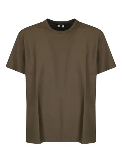 Comme Des Garçons Homme Deux Crew-neck T-shirt In Brown
