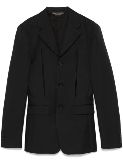 Comme Des Garçons Homme Deux Cut-out Blazer In Black