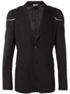 Comme Des Garçons Homme Deux Cut-out Details Blazer In Black