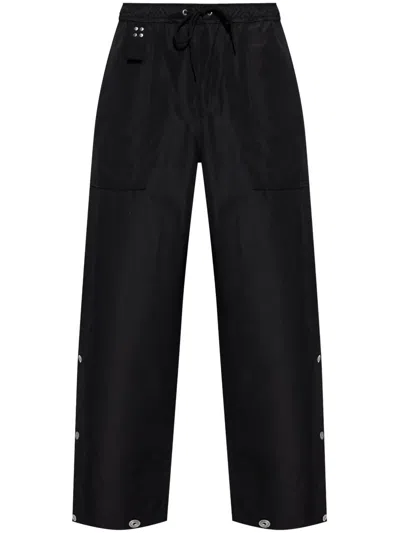 Comme Des Garçons Homme Deux Decorative Button Trousers In Black