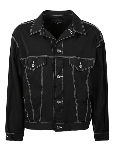 Comme Des Garçons Homme Deux Jeans Jacket In Black