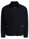 Comme Des Garçons Homme Deux Denim Jacket With Zipper Jackets And Coats Black In Black