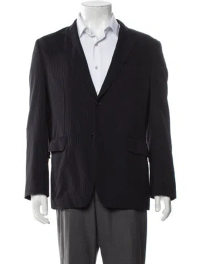 Pre-owned Comme Des Garçons Homme Deux Distressed Accents Blazer In Gray