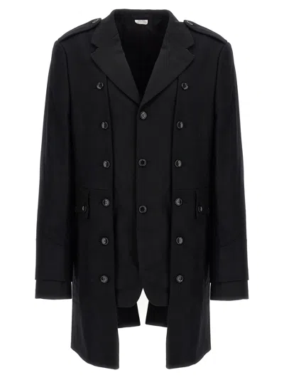 COMME DES GARÇONS HOMME DEUX DOUBLE LAYER BLAZER COAT