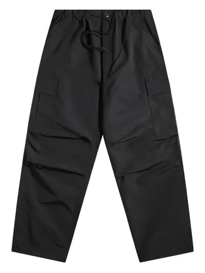 Comme Des Garçons Homme Deux Drawstring Cargo Pants In Black