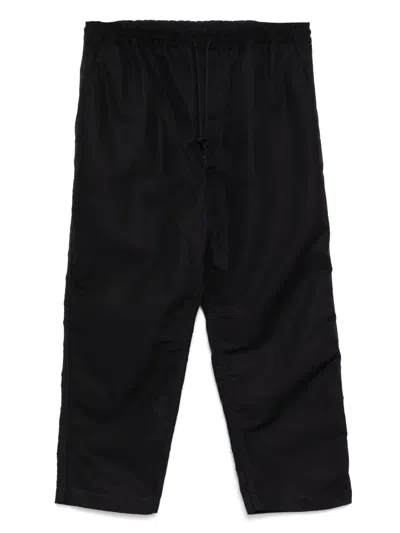 Comme Des Garçons Homme Deux Drawstring Trousers In Blue