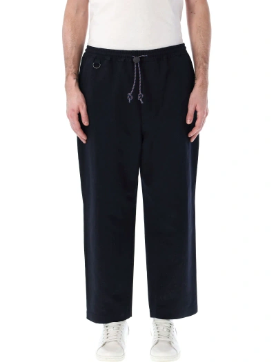 Comme Des Garçons Homme Deux Elastic Waistband Chino Pants In Navy