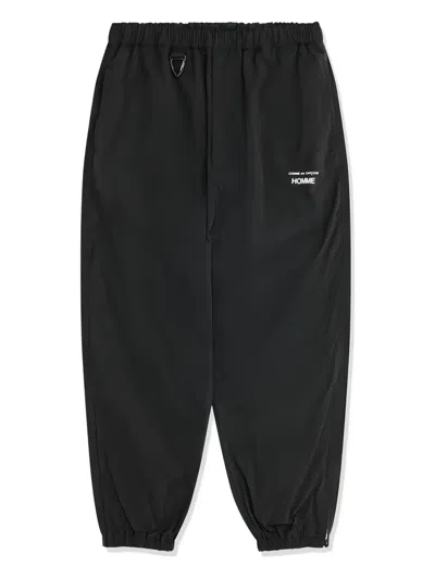 Comme Des Garçons Homme Deux Elasticated Track Pants In Black