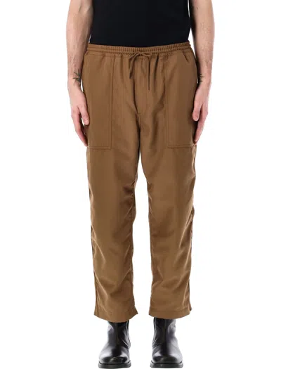 Comme Des Garçons Homme Deux Elasticated Waistband Chino Pants For Men By Comme Des Garçons Homme Plus In Brown