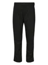 Comme Des Garçons Homme Deux Flat-front Trousers In Black