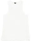 Comme Des Garçons Homme Deux Floral-lace Tank Top In White