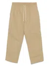 Comme Des Garçons Homme Deux Gabardine Trousers In Neutrals