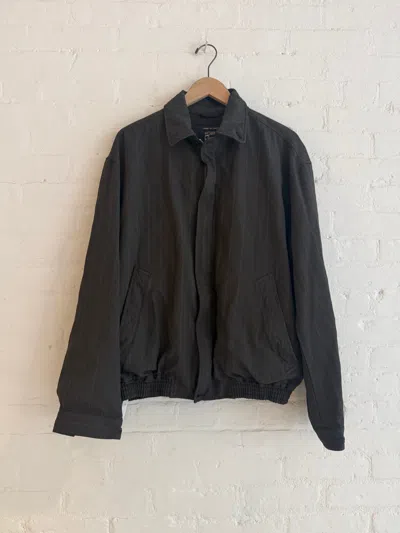 Comme Des Garçons Homme Deux Garment Treated Herringbone Stripe Jacket In Black