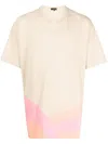 Comme Des Garçons Homme Deux Graphic-print Short Sleeved T-shirt In Braun