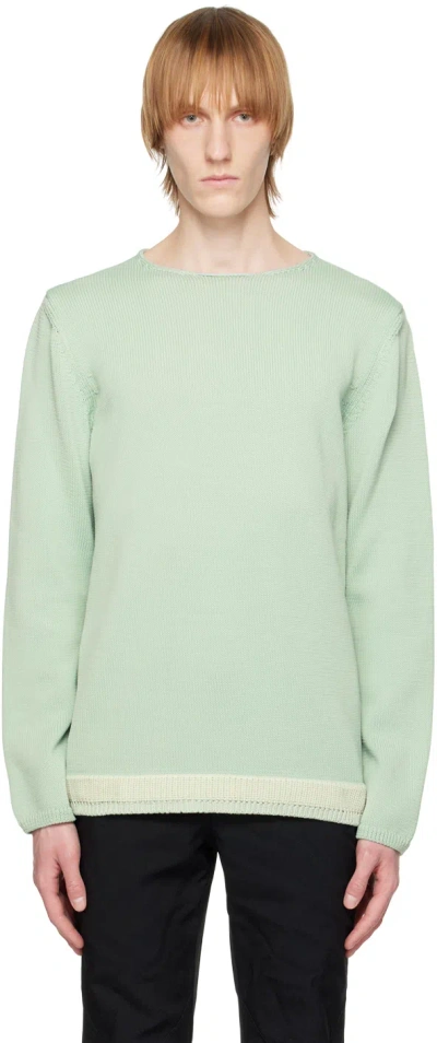 Comme Des Garçons Homme Deux Green Crewneck Sweater In 2 Green