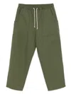 Comme Des Garçons Homme Deux Herringbone Trousers In Grün