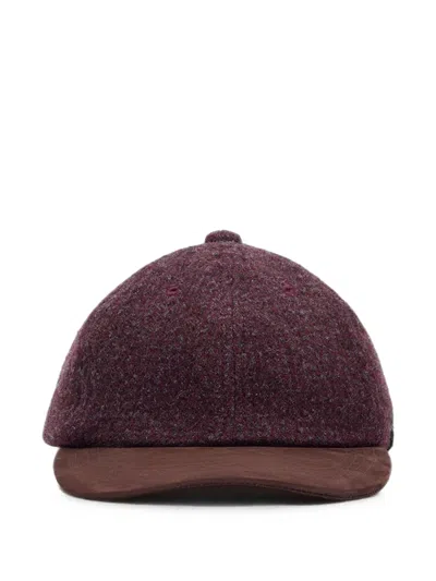 Comme Des Garçons Homme Deux Herringbone-wool Baseball Cap In Multi
