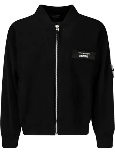 COMME DES GARÇONS HOMME DEUX MEN SWEATER,HO.N005 1 BLACK