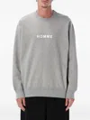 Comme Des Garçons Homme Deux Long Sleeve Crew Neck Sweater For Men In Gray