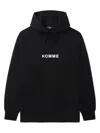 Comme Des Garçons Homme Deux Homme-print Cotton Hoodie In 黑色
