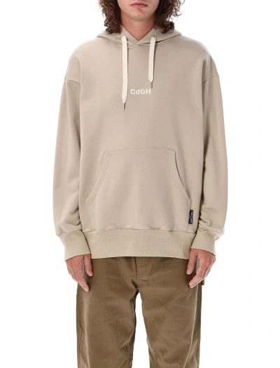 Comme Des Garçons Homme Deux Hoodie Cdgh In Biege