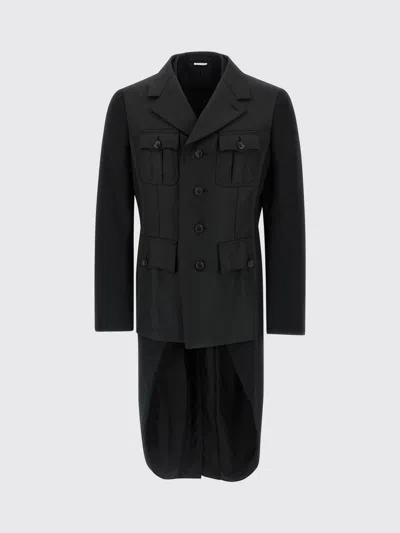 COMME DES GARÇONS HOMME DEUX COAT COMME DES GARÇONS HOMME PLUS MEN COLOR BLACK,H67868002