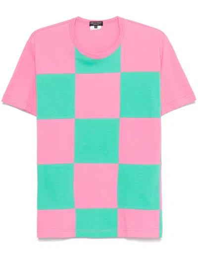 COMME DES GARÇONS HOMME DEUX CHECKED T-SHIRT