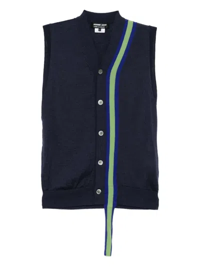 Comme Des Garçons Homme Deux Knitted Vest