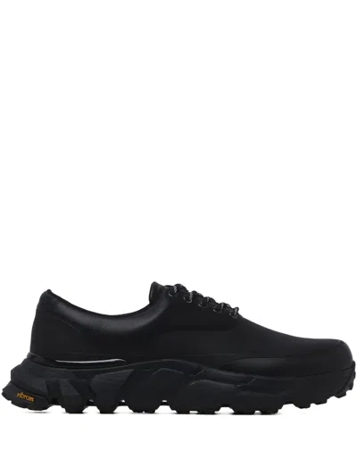Comme Des Garçons Homme Deux Lace-up Chunky Sneakers In Black