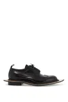 Comme Des Garçons Homme Deux X Kids Love Gaite Leather Brogues In Black
