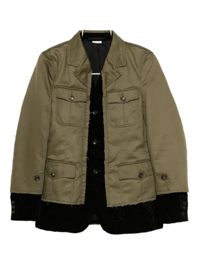 COMME DES GARÇONS HOMME DEUX LAYERED BLAZER