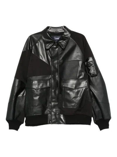 COMME DES GARÇONS HOMME DEUX LEATHER BOMBER JACKET