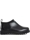 Comme Des Garçons Homme Deux Leather Chelsea Boots In Black