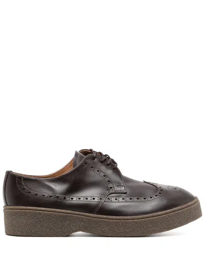 Comme Des Garçons Homme Deux Comme Des Garcons Homme Plus Oxford Lace-ups With Platform In Black