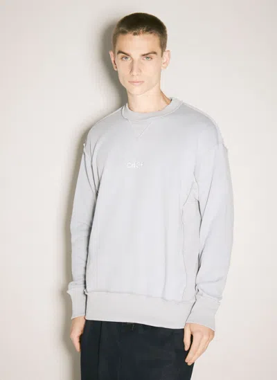 Comme Des Garçons Homme Deux Comme Des Garçons Homme Logo Embroidered Sweatshirt In Grey
