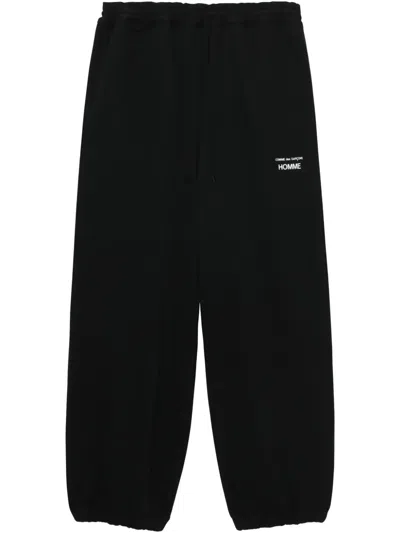 Comme Des Garçons Homme Deux Logo Joggers In Black