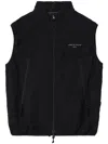 Comme Des Garçons Homme Deux Logo-patch Gilet In Black