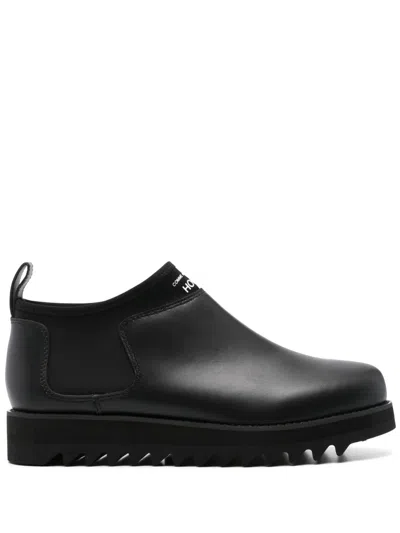 COMME DES GARÇONS HOMME DEUX LOGO-PRINT BOOTS