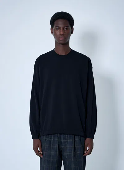 Comme Des Garçons Homme Deux Logo Print Cotton Sweater